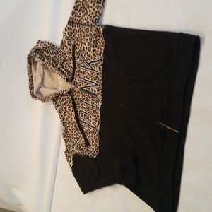 Victoria's Secret PINK Animal Print Sweatshirt